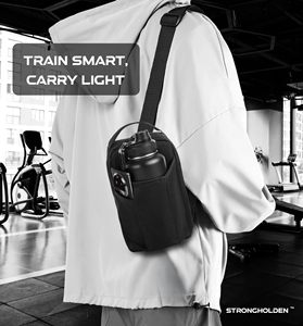<b>Magnetic</b> Gym Bag for Sport Water Bottle Sling Bag for Men and Women <b>Magnetic</b> Water Bottle <b>Holder</b> Bag for Gym - Product Image 3