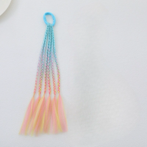 Cordons de cheveux tressés torsadés pour enfants, tresses de boxe colorées tendance, <span class=keywords><strong>accessoires</strong></span> capillaires pour coiffure quotidienne - Product Image 6