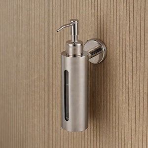 Dispenser di Sapone Personalizzato, Bottiglia Vuota <span class=keywords><strong>in</strong></span> Acciaio Inox per Detergente Mani, Bagnoschiuma, Sapone <span class=keywords><strong>Liquido</strong></span>, Lozione per Capelli, Gel Doccia, Shampoo - Product Image 1
