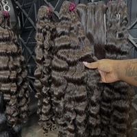 Cheveux Indiens Bruts en Gros, Cheveux Cambodgiens avec Fermetures en Dentelle HD, Cheveux Humains Pas Chers, Ondulations Naturelles, Boucles Birmanes en Paquets