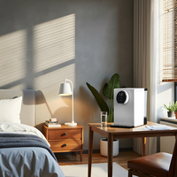 Distributeur purificateur d'eau à chauffage instantané de bureau Indicateur de 4 températures Eau purifiée avec charbon actif UF RO