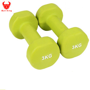 <strong>4kg</strong> Plastic Neoprene Dumbells/Vinyl <strong>Dumbbell</strong> - Product Image 1