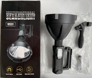 Ngoài trời không thấm nước săn bắn cầm tay có thể sạc lại P50 LED Spotlight tìm kiếm rộng Chùm 1000 + Đèn Pin 75 - Product Image 6