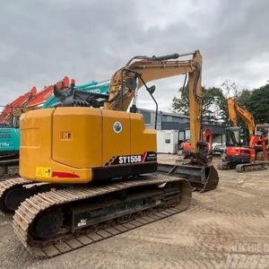 Excavatrice Sany SY155U d'occasion de haute qualité, 15,5 tonnes, excellent état, vente chaude en stock avec moteur, boîte de vitesses, PLC, pompe - Product Image 2