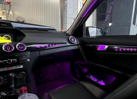 UPSZTEC RHD LHD W204 C180 C200 C260 C300 C63 CLA GLA 10-14 Kits de mise à niveau des aérateurs de turbine de la console centrale pour Mercedes-Benz