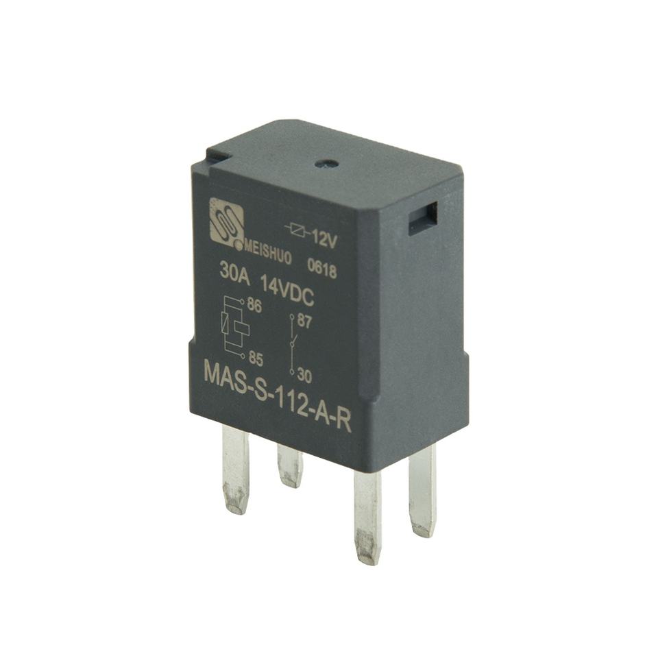 Meishuo MAS-S-112-A-R 30A ISO Auto Relay 12v 4 Pin Relay for Car Central Control Box 14VDC