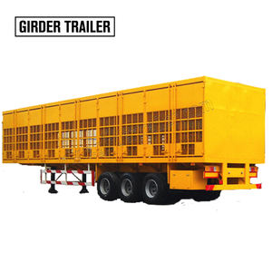 Semirremolque para Animales de 2/3/4 Ejes, Remolque para Ganado, Transporte de Vacas, Ovejas y Cabras con Diseño de Valla Segura para Uso en Granjas y Ranchos - Product Image 6