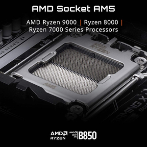 เมนบอร์ด B850M กิกะไบต์ DS3H ไมโคร ATX 4 DDR5 256กิกะไบต์ XMP 3.0 PCIe 5.0 M.2คู่2.5G LAN Q PLUS เมนบอร์ดเกม - Product Image 2