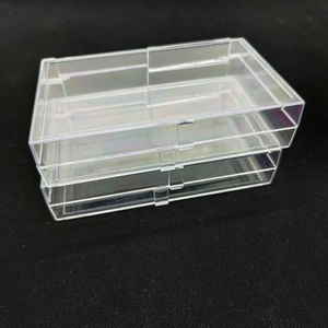Hộp Nhựa Chất Liệu PS Có Thể Nhìn Thấy Cao Bằng <span class=keywords><strong>Acrylic</strong></span> Cho Thẻ Và Bộ Sưu Tập Giấy Có Logo Tùy Chỉnh - Product Image 3