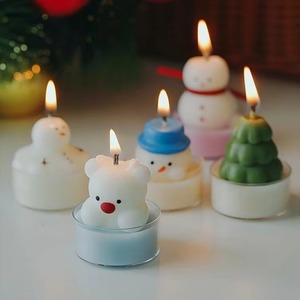 New Arrival Super Cute Mini Christmas Tealight Scented <b>Candle</b> Table Decorative <b>Candles</b> with Individual Packing - Product Image 2