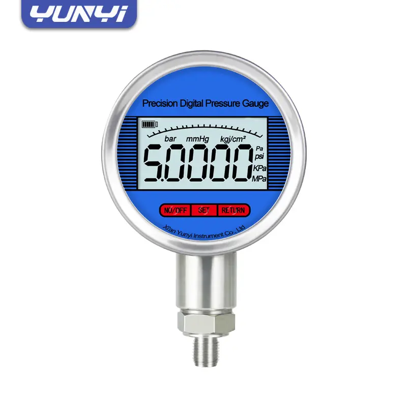 Yunyi Hoge Precisie Digitale Vacuümmeter 4-20ma Digitale Manometer Manometer Drukmeter 1000 Bar