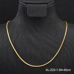 Collar de Cadena de Hueso de Serpiente Chapado en Oro de 24Kt de Moda, Diseño de Joyería para Hombre, Material Principal Latón, Suministro de Fábrica - Product Image 6