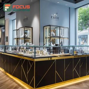 Fabricante de Sistemas de Exhibición de Joyería Minimalistas Personalizados, Vitrina Comercial con Acabado Laminado - Product Image 6