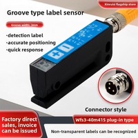 Mesin Pelabelan Sensor Perekat Label Seri WFS3 Baru, Saklar Fotoelektrik WFS3-40N415 P415 115 WF2-40B410 SICK