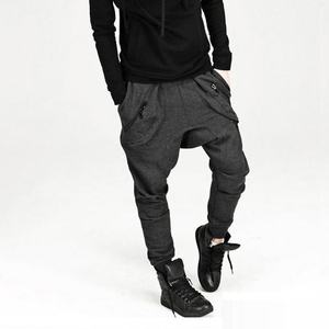 Pantalones Deportivos con Entrepierna Caída, 100% Algodón, Alta Calidad, Secado Rápido, Transpirables, Resistentes al Viento, OEM, Venta al Por Mayor, Mejor Precio, Fabricación en Fábrica - Product Image 1