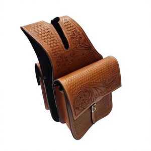Selle de cheval en cuir véritable artisanale, style anglais, selle de course, absorbant la transpiration, qualité supérieure, équestre, BS International - Product Image 6