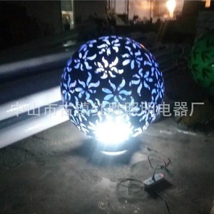 Stainless Steel <b>Ball</b> Lamp <b>Led</b> Landscape Lighting Garden Decorative Light Outdoor Illumination - Product Image 4