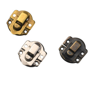 Serrure de meuble en acier au carbone, argent, bronze, bronze jaune, design minimaliste, boucle de sac sans clé, installation facile - Product Image 5