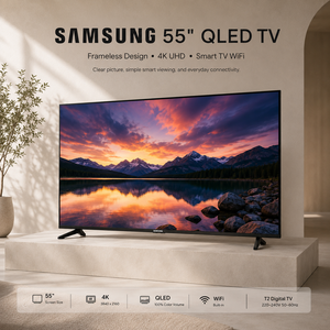 SAMSUNGs <span class=keywords><strong>QLED</strong></span> <span class=keywords><strong>55</strong></span> pouces <span class=keywords><strong>TV</strong></span> sans cadre système Android nouveau modèle de télévision intelligente <span class=keywords><strong>4K</strong></span> UHD Google Paly Store hôtel afrique ménage - Product Image 6