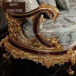 Meubles de salon canapé en cuir véritable rouge royal, meubles de canapé en cuir de luxe de salon - Product Image 5