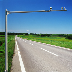 5m 9m acier galvanisé octogonal poteau de signalisation revêtement Anti-Corrosion 24/7 Kits de montage de caméra de Surveillance poteaux de lampe pour - Product Image 1