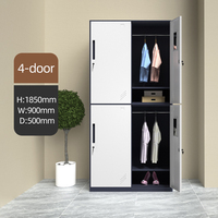 Armoire de classement multifonctionnelle réglable en acier avec compartiments supérieurs et espace de suspension pour le rangement de la chambre et du bureau à domicile