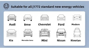 Câble de recharge EV J1772 vers J1772, extension mâle-femelle, permet la recharge sans fil pour <span class=keywords><strong>Ioniq</strong></span> <span class=keywords><strong>5</strong></span> <span class=keywords><strong>ID</strong></span> <span class=keywords><strong>4</strong></span> aux États-Unis et au Canada - Product Image 5