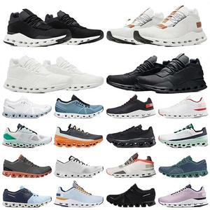 Baskets décontractées pour hommes en tissu extensible à <span class=keywords><strong>semelle</strong></span> épaisse, chaussures de sport d'été à lacets, tendance mode, vente en gros usine - Product Image 3
