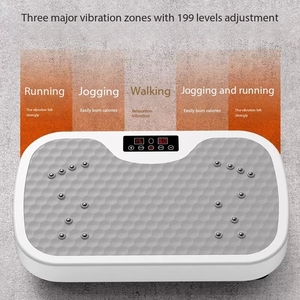 Plataforma Vibratoria para Adelgazar y Quemar Grasa Corporal HAC-C60 para Uso Doméstico con Terapia Magnética, Masaje Crazy Fit y Entrenamiento Rítmico - Product Image 4