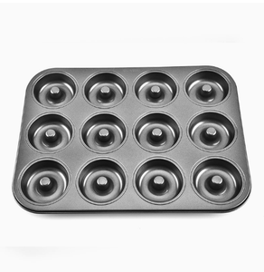 قالب خبز الدونات الدائري من الفولاذ الكربوني 12 بوصة للبيع بالجملة عبر الحدود - Product Image 2