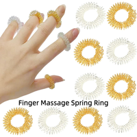 Mini masseur de doigts portatif à ressort, jouet anti-stress et de décompression, entraînement sensoriel, rouleau de relaxation par acupuncture
