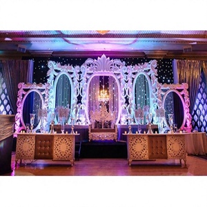 Latest Design Wedding Back Wall <b>Frames</b> Panels Wedding Stage Grand <b>Backdrop</b> Panels <b>Frames</b> Wedding Stage <b>Backdrop</b> Fiber Panels UK - Product Image 1
