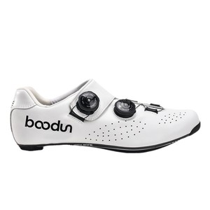 Zapatillas de Ciclismo Jump Road Blancas y Negras, Transpirables, de Cuero, para Hombre y Mujer, Calzado para Ciclismo al Aire Libre - Product Image 3
