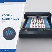 F3550 Automatischer Flachbett-Schneideplotter mit Vakuumadsorption und Doppelköpfen für Etiketten, Aufkleber, Geschenkboxen, Einladungskarten 350x500mm