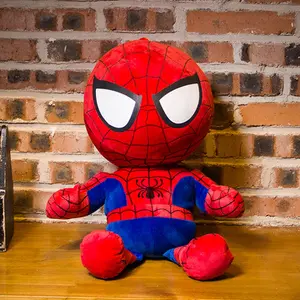 Venda quente Stuffed Animal Brinquedos Personalizados 25cm Spiderman Plush Toys para Claw Machine