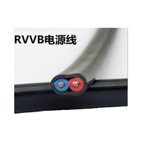 RVVB Flexibles Flach kabel Kupfer kern PVC-ummantelter Draht für Haushalts geräte Audio Lighting Power Control