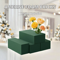Blocs de mousse florale haute densité, mousse florale verte pour l'arrangement de fleurs fraîches, fournitures pour fleuristes, décoration de mariage DIY