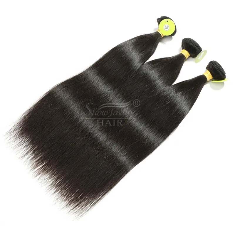 More popular 100% unprocessed 10" to 30" Cambodian human hair vendors wholesale tangle free raw Cambodian hair weaving