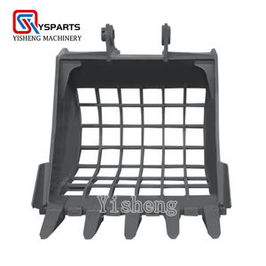 YSPARTS accessori per escavatore scheletro secchio <span class=keywords><strong>MS110</strong></span>-<span class=keywords><strong>5</strong></span> <span class=keywords><strong>MS110</strong></span>-8 MS110L MS120 MS120-8 MS140 MS180 setaccio a griglia benna indovinello - Product Image 2