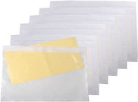 Enveloppes autocollantes transparentes A4 A5 pour liste de colisage, pochettes d'expédition, sacs de livraison pour bons de livraison, étiquettes de facture