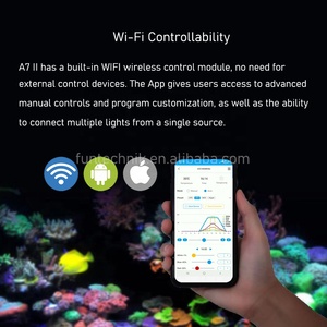 サンゴ礁の水槽用のA72.0世代100W自動日の出日没プログラム可能な海洋Led水族館ライト - Product Image 5