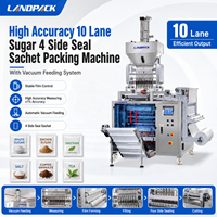 Multi Lane Seasoning Salt Xylitol Erythritol Stevia Granules Sweetener White Sugar Pouch Stick Filling Packaging Packing Machine