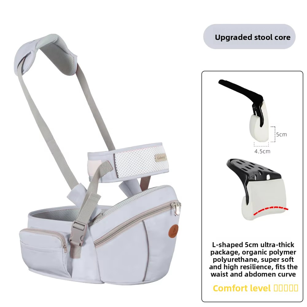 Silver gray-upgraded 5cm sponge L-shaped wrap