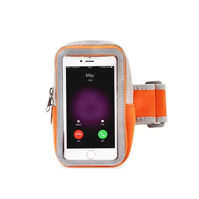 Vingerafdruk Touch Ondersteund Gym Running Workout Oefening Arm Band Case Voor Telefoon