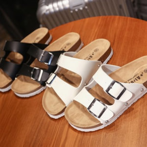 Unisex AT1604 sandali con tacco Casual coppia pantofole con fibbia più ampia Appeal - Product Image 1