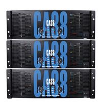 CA38 Power Amplifier 2400W 2CH Class-H 3U Speaker Amplifier untuk kinerja sedang dan besar