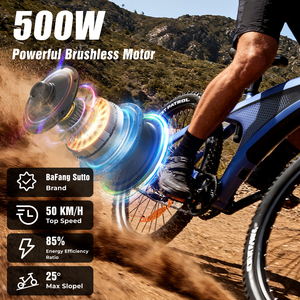 Usa Eu Warehouse Ebike Bike Mountain E 48v 500w 27.5 Inch <b>Electrically</b> Lithium Battery City Q5 Vicicleta E Ele - Product Image 2