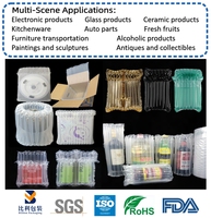 Sacs à colonnes d'air en plastique PE PA, antichoc, imperméables, recyclables, légers, écologiques, flexibles, gonflables, résistants et durables