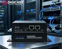 Transcodificador de Transmisión en Vivo 9 en 1, Multiprotocolo RTMP RTMPS UDP RTSP HLS SRT, Transcodificador de Video para Transmisión