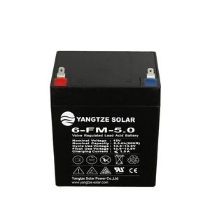 Batteria al Piombo Sigillata 12V 5Ah 20hr Ricaricabile Senza Manutenzione e Lunga Durata - Product Image 1